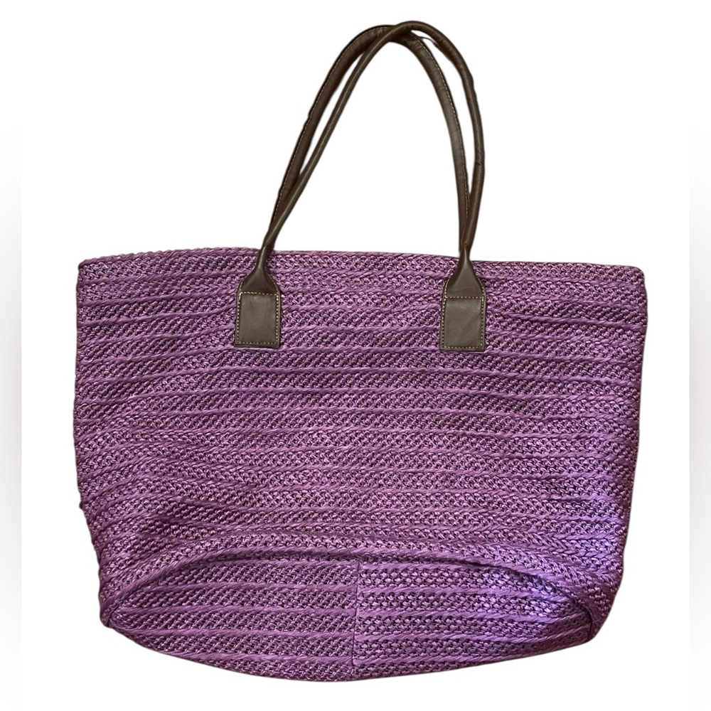 Purpleâ Woven Tote Bag